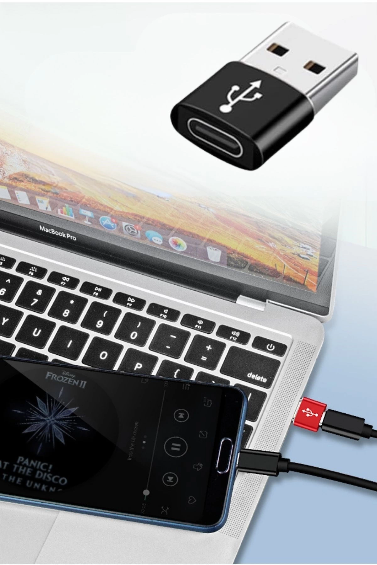 Usb'den Type-c 'ye Dönüştürücü Adaptör Veri Aktarımı Sağlayıcı Şarj Data Çevirici ( Lisinya ) Usb'den Type-c 'ye Dönüştürücü Adaptör Veri Aktarımı Sağlayıcı Şarj Data Çevirici ( Lisinya )