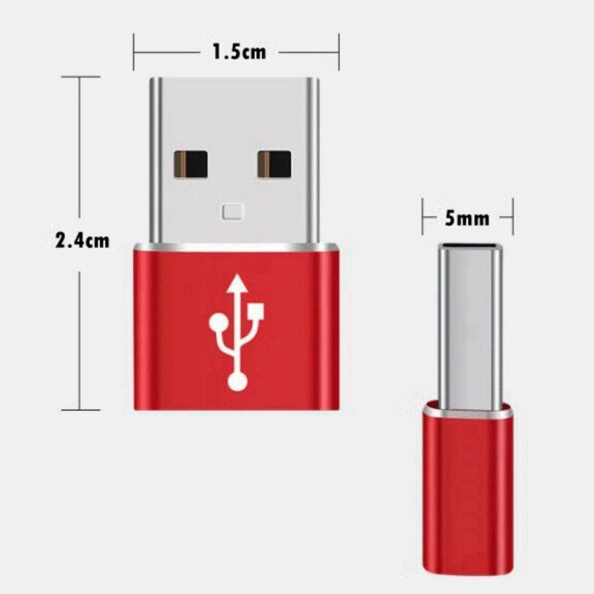 Usb'den Type-c 'ye Dönüştürücü Adaptör Veri Aktarımı Sağlayıcı Şarj Data Çevirici ( Lisinya ) Usb'den Type-c 'ye Dönüştürücü Adaptör Veri Aktarımı Sağlayıcı Şarj Data Çevirici ( Lisinya )
