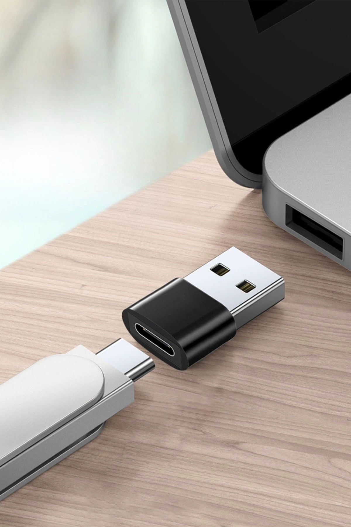 Usb'den Type-c 'ye Dönüştürücü Adaptör Veri Aktarımı Sağlayıcı Şarj Data Çevirici ( Lisinya ) Usb'den Type-c 'ye Dönüştürücü Adaptör Veri Aktarımı Sağlayıcı Şarj Data Çevirici ( Lisinya )