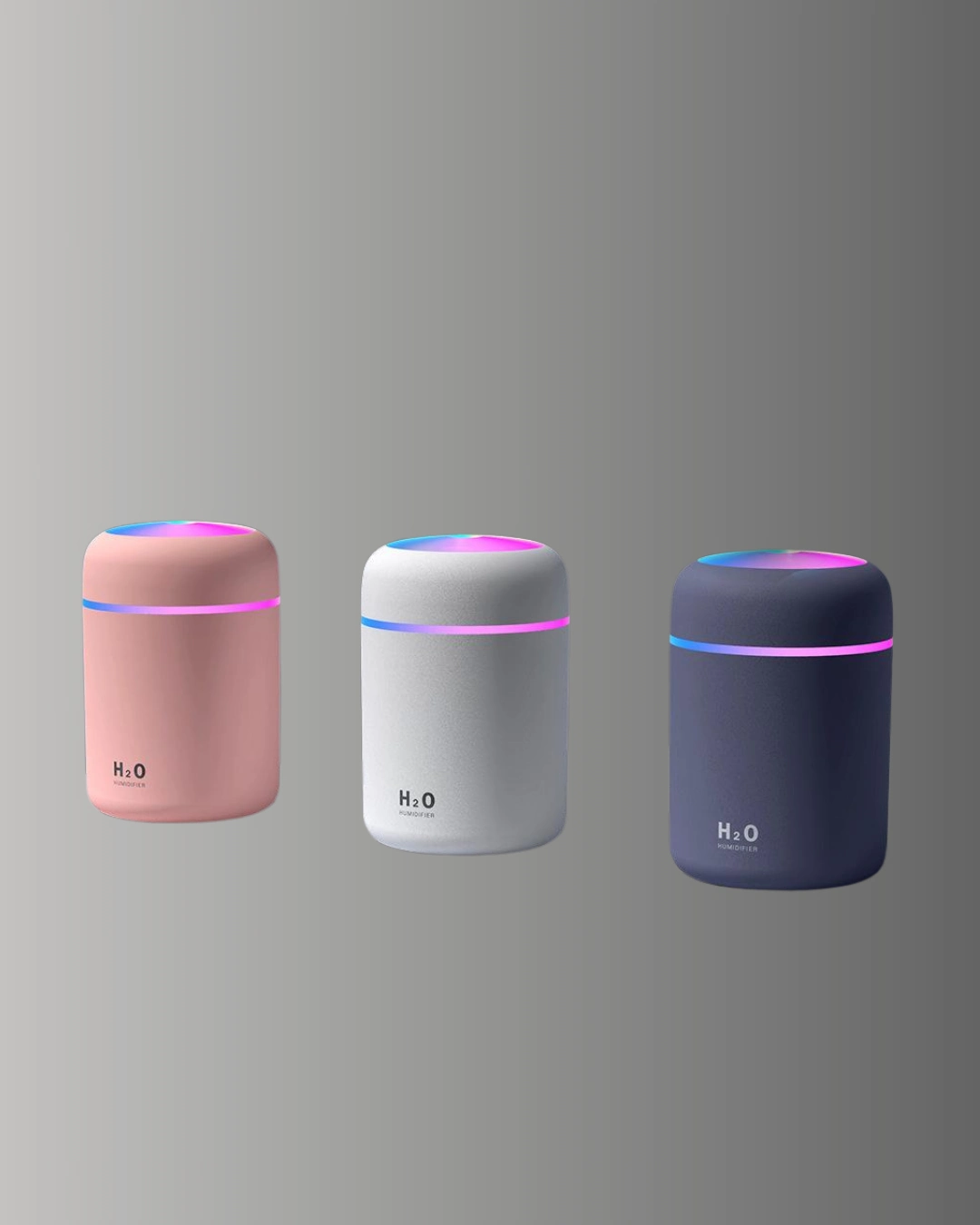 Usb Girişli Taşınabilir Mini Nemlendirici 300ml Su Hazneli ( Lisinya )