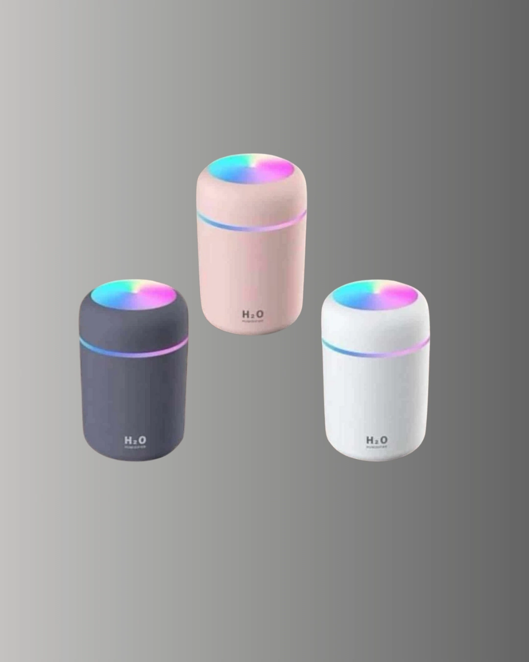 Usb Girişli Taşınabilir Mini Nemlendirici 300ml Su Hazneli ( Lisinya )