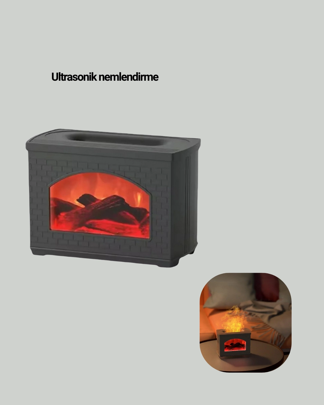 Usb Güçlü Ultrasonik Hava Nemlendirici Sessiz Çalışan 270 Ml Difüzör ( Lisinya )