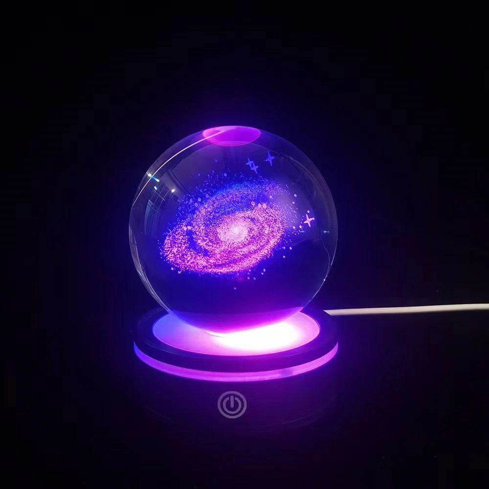 Usb'li Samanyolu Tasarımlı Dönen Cam Küre ( Lisinya ) Usb'li Samanyolu Tasarımlı Dönen Cam Küre ( Lisinya )