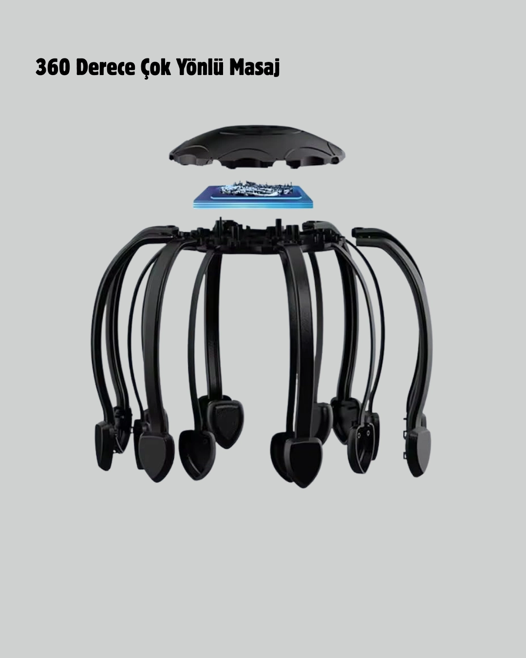 Usb Şarjlı Kafa Masaj Aleti 3 Modlu 8 Başlıklı Stres Giderici ( Lisinya ) Usb Şarjlı Kafa Masaj Aleti 3 Modlu 8 Başlıklı Stres Giderici ( Lisinya )