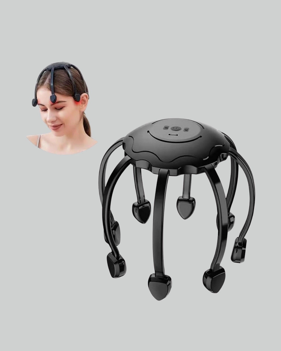 Usb Şarjlı Kafa Masaj Aleti 3 Modlu 8 Başlıklı Stres Giderici ( Lisinya ) Usb Şarjlı Kafa Masaj Aleti 3 Modlu 8 Başlıklı Stres Giderici ( Lisinya )