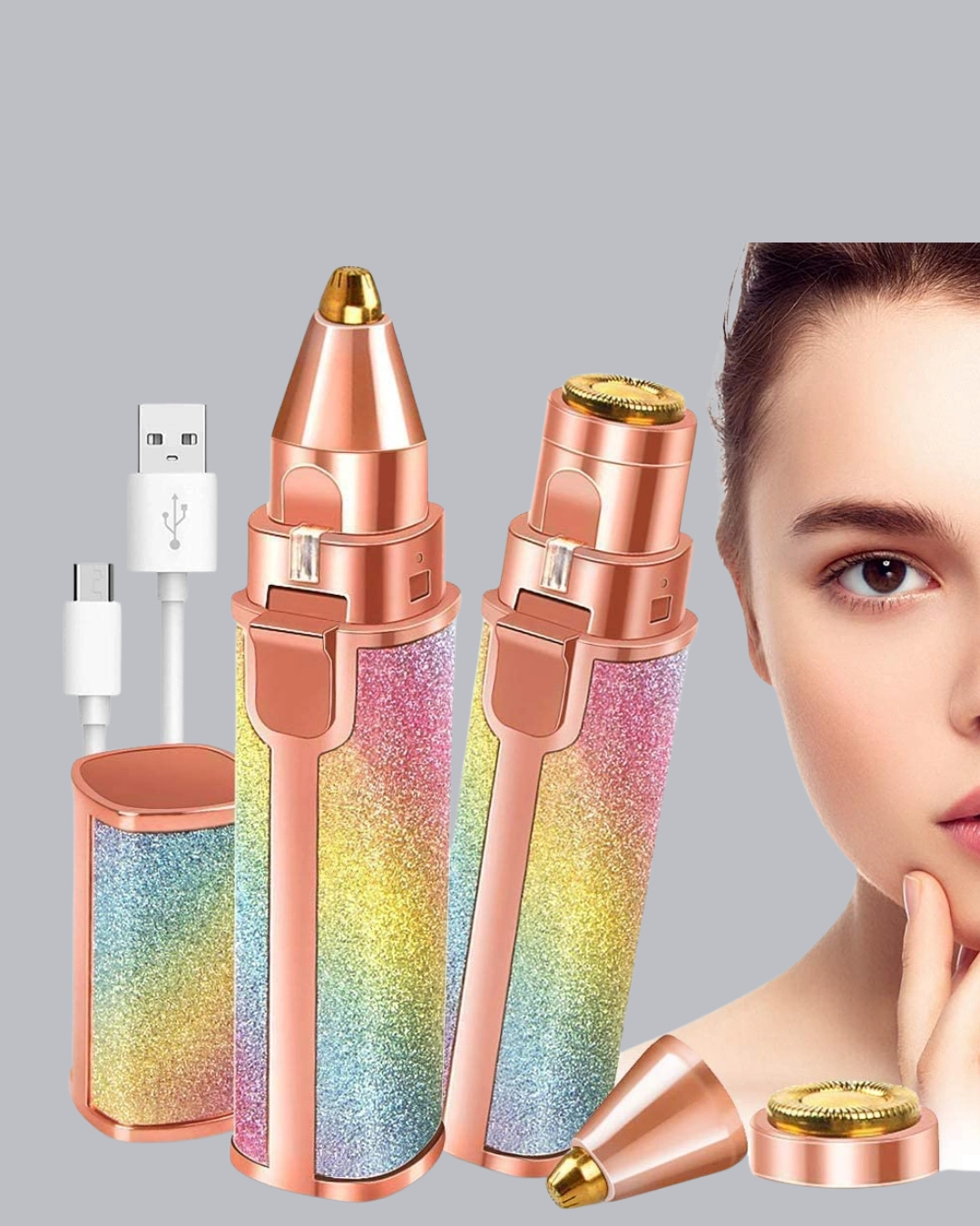 Usb Şarjlı Kaş Ve Yüz Tüy Alma Cihazı – Taşınabilir Ve Acısız Kullanım ( Lisinya )