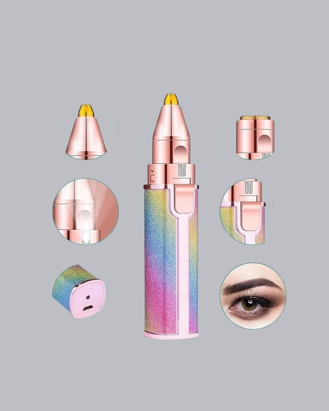 Usb Şarjlı Kaş Ve Yüz Tüy Alma Cihazı – Taşınabilir Ve Acısız Kullanım ( Lisinya )