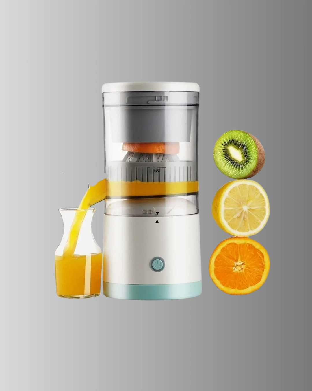 Usb Şarjlı Mini Meyve Sıkacağı – Çift Bıçaklı, Güvenlik Kilitli ( Lisinya )