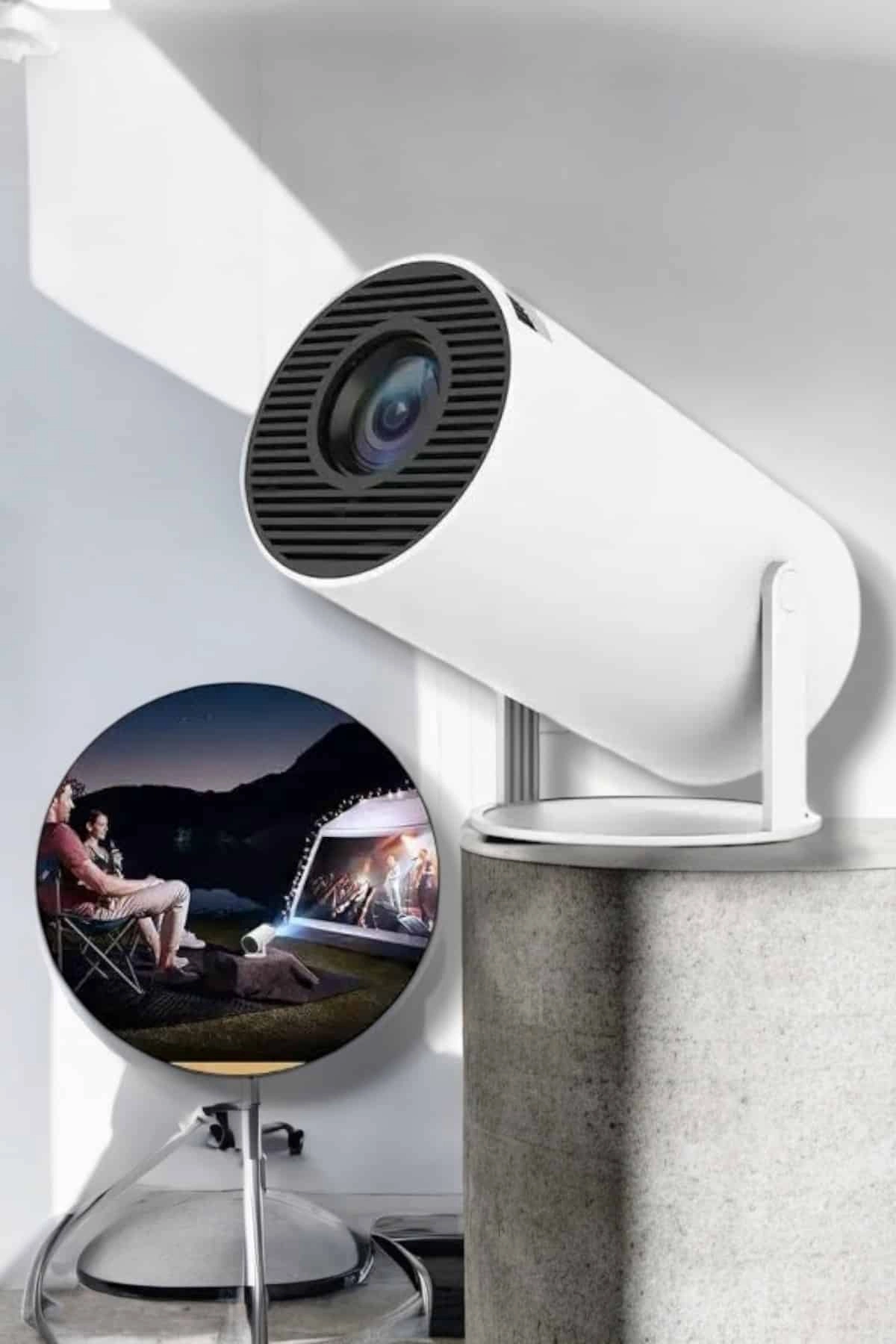 Usb Ve Kablosuz Bağlantı Özellikli 5000 Saat Ampul Ömürlü Projeksiyon ( Lisinya )