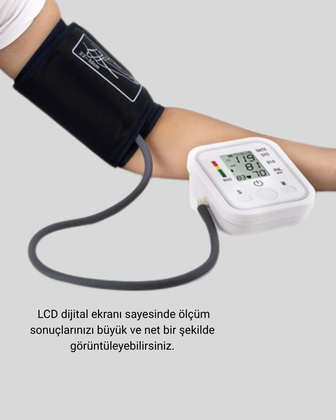 Üst Koldan Ölçüm Dijital Tansiyon Aleti – Ihb Aritmi Uyarılı Ve Çift Hafızalı ( Lisinya ) Üst Koldan Ölçüm Dijital Tansiyon Aleti – Ihb Aritmi Uyarılı Ve Çift Hafızalı ( Lisinya )