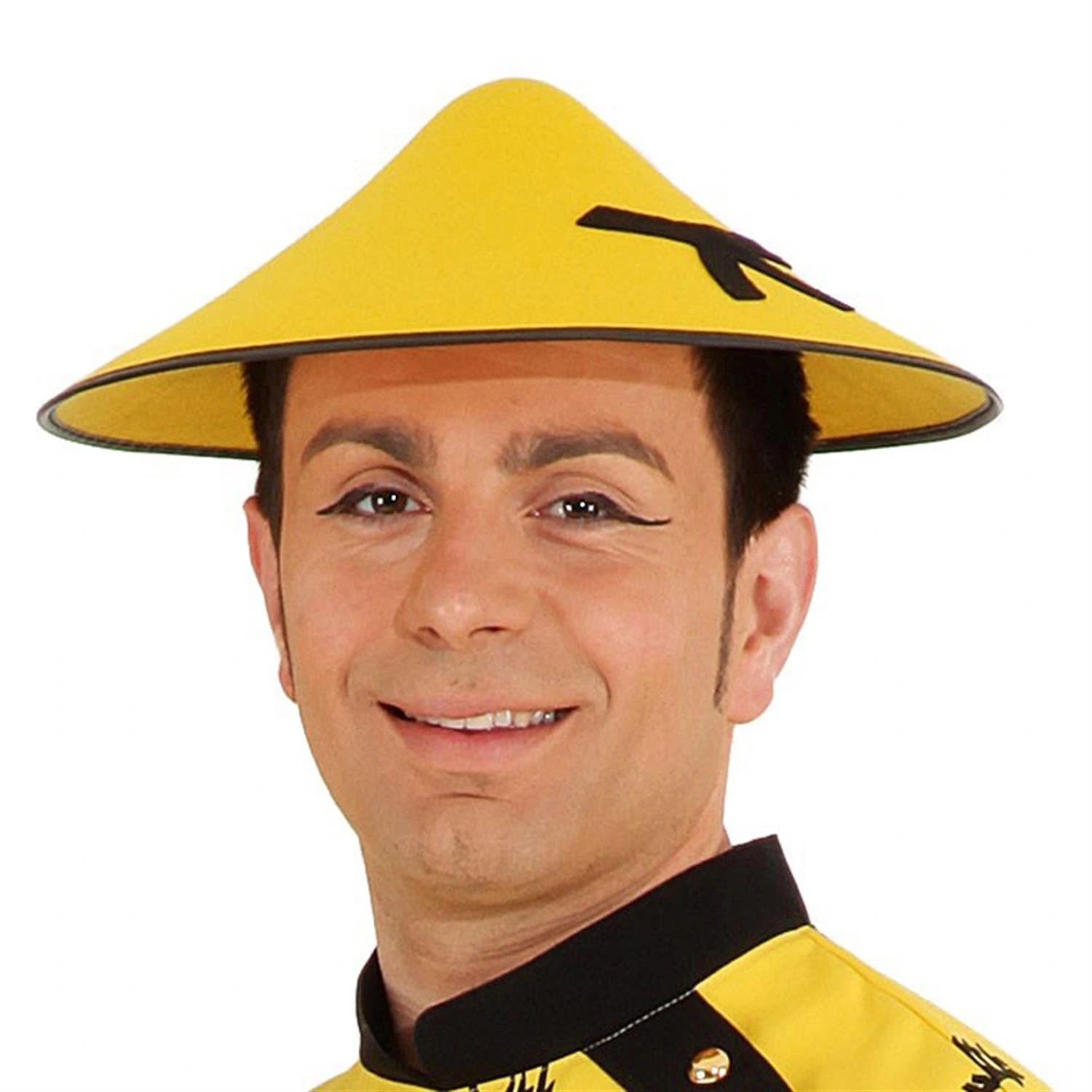 Uzak Doğu Asyalı Şapkası Sarı Renk ( Lisinya ) Uzak Doğu Asyalı Şapkası Sarı Renk ( Lisinya )