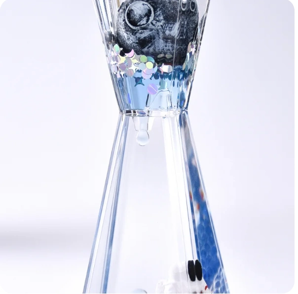 Uzay Temalı Dökülen Yağ Kum Saati ( Lisinya ) Uzay Temalı Dökülen Yağ Kum Saati ( Lisinya )