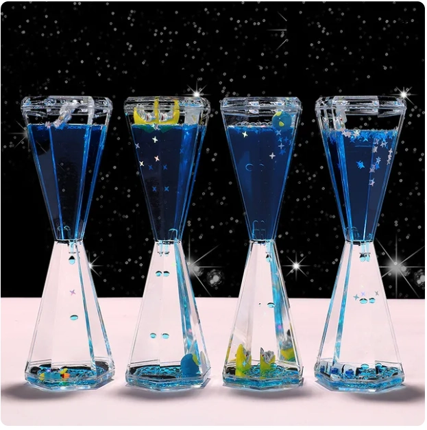 Uzay Temalı Dökülen Yağ Kum Saati ( Lisinya ) Uzay Temalı Dökülen Yağ Kum Saati ( Lisinya )