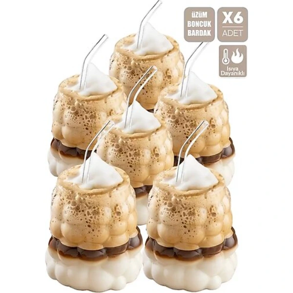 Üzüm Bardak Seti (60 Ml) - 6 Adet ( Lisinya ) Üzüm Bardak Seti (60 Ml) - 6 Adet ( Lisinya )