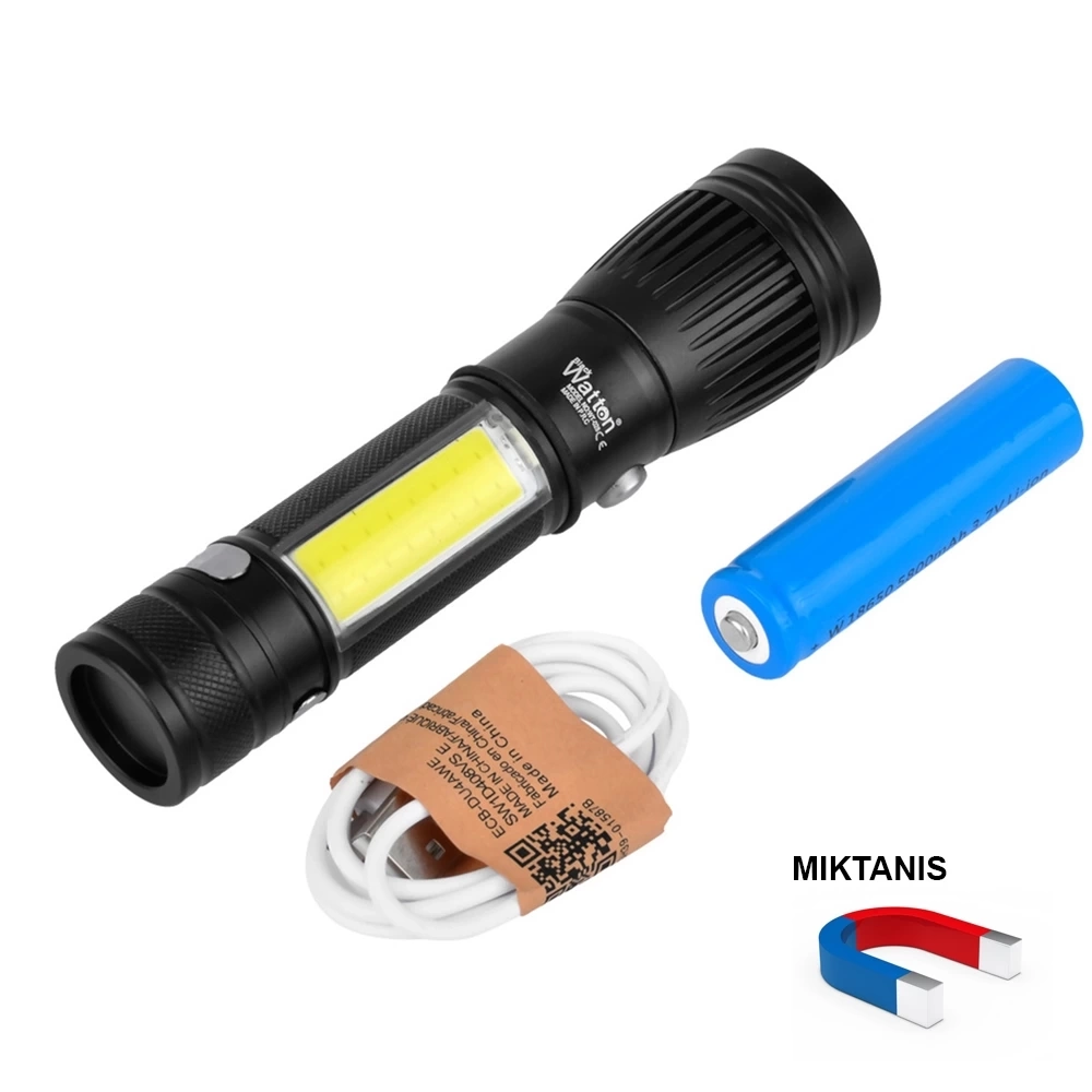Uzun Menzilli El Feneri Mıknatıslı  Wt-602 ( Lisinya )