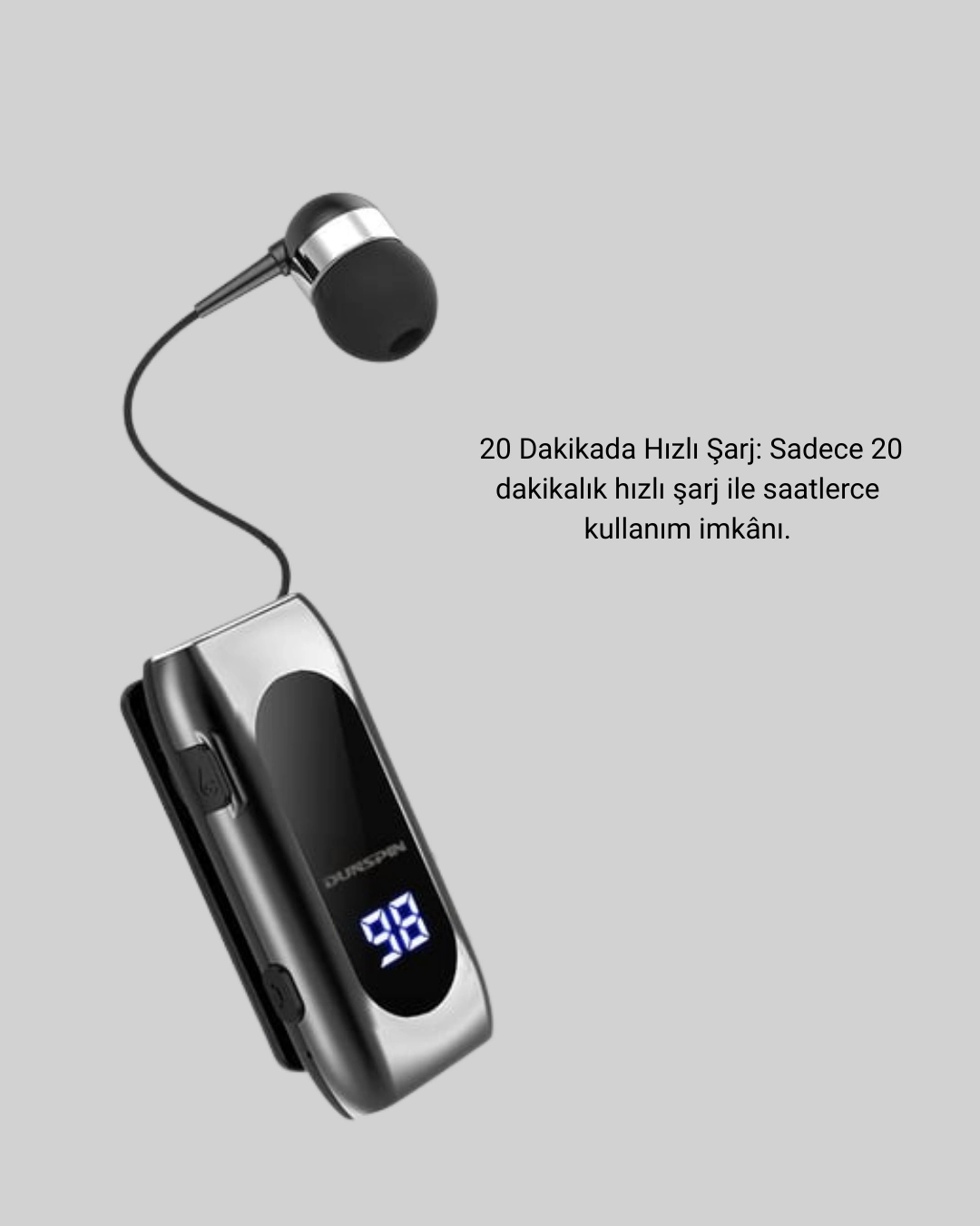 Uzun Pil Ömürlü Kablosuz Kulaklık – 25 Saat Konuşma Ve Müzik Süresi ( Lisinya )