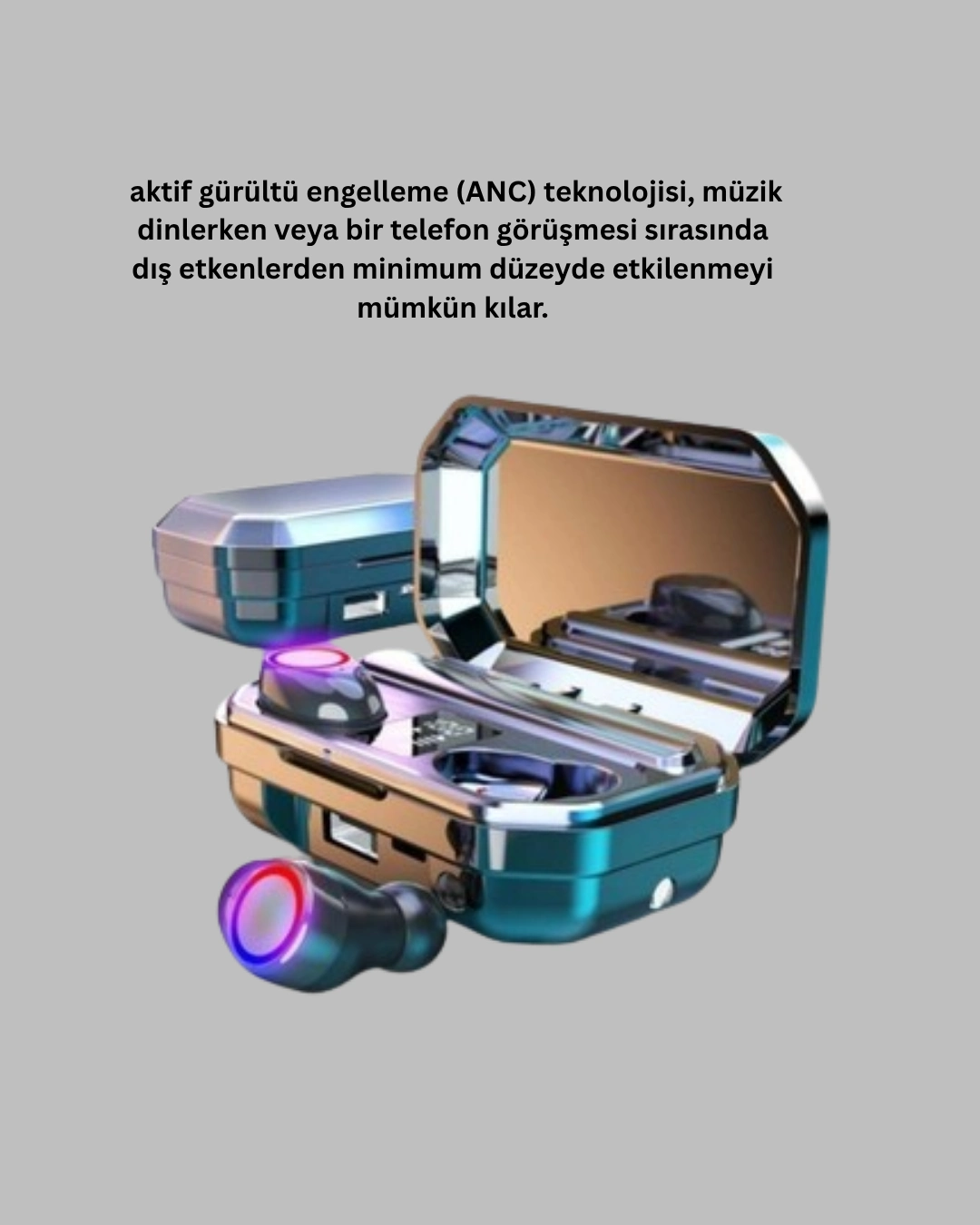 Uzun Pil Ömürlü Kablosuz Kulaklık – 4 Saat Kesintisiz Kullanım ( Lisinya )