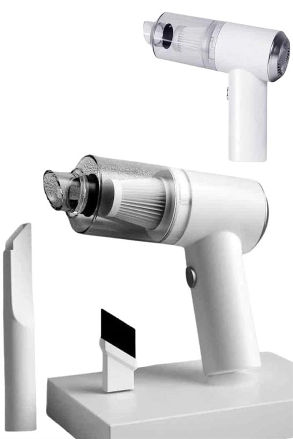 Vakumlu Süpürge Şarjlı Elektrikli Mini Taşınabilir Uzun Ömürlü Hazneli ( Lisinya )