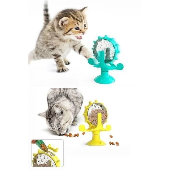 ® Vantuzlu Zilli İnteraktif Dönebilen Mama Kaplı Renkli Eğlenceli Eğitici Kedi Oyuncağı ( Lisinya ) ® Vantuzlu Zilli İnteraktif Dönebilen Mama Kaplı Renkli Eğlenceli Eğitici Kedi Oyuncağı ( Lisinya )