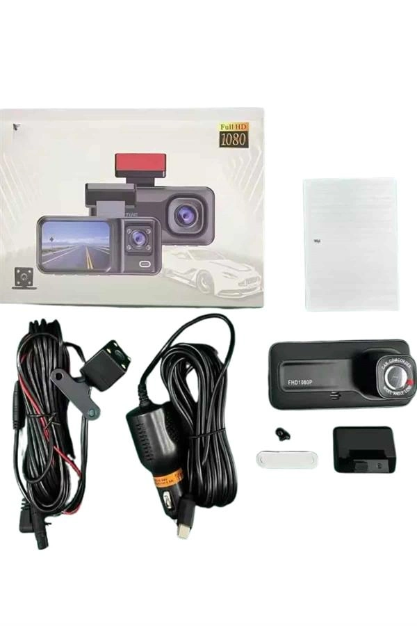 Ön Ve Arka Kameralı 2 İnç 1080p Full Hd Dvr Araç İçi Ekran ( Lisinya )