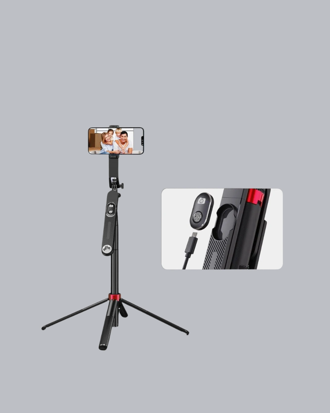 Vlog Ve Canlı Yayın İçin Çift Yaka Mikrofonu Ve Tripodlu Selfie Çubuğu Seti ( Lisinya ) Vlog Ve Canlı Yayın İçin Çift Yaka Mikrofonu Ve Tripodlu Selfie Çubuğu Seti ( Lisinya )