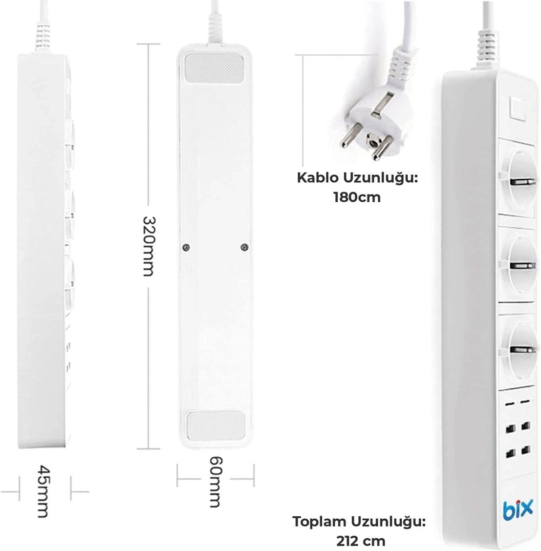 Vtn Bp-01 Kablosuz Yüksek Akım Korumalı Hızlı Şarj Özellikli Akıllı Priz ( Lisinya )