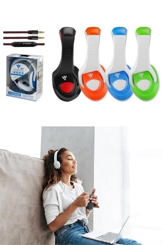 Vykon MQ4440mm Sürücülü Mikrofonlu Bilgisayar Kulaklığı Jak Girişli ( Lisinya ) Vykon MQ4440mm Sürücülü Mikrofonlu Bilgisayar Kulaklığı Jak Girişli ( Lisinya )