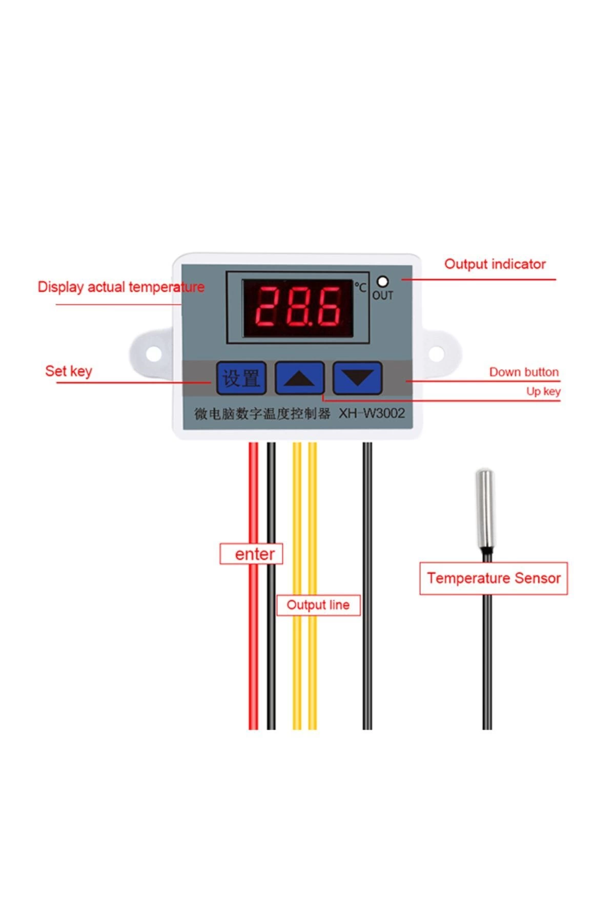 W3002-220v 10a Dijital Termostat Kuluçka Makinalarına Uygun Hassas ( Lisinya ) W3002-220v 10a Dijital Termostat Kuluçka Makinalarına Uygun Hassas ( Lisinya )