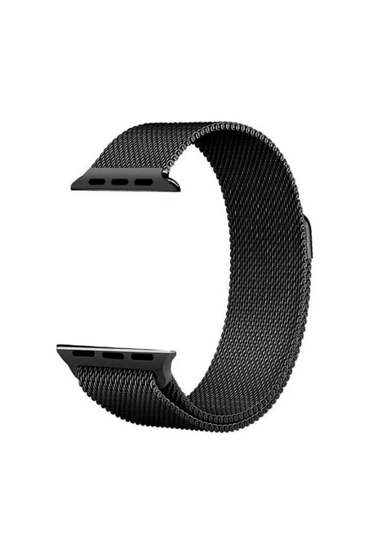 Watch 1 2 3 4 5 6 7 Se 42 Mm/44 Mm/45 Mm Uyumlu Hasır Örgü Metal Milano Kordon Kayış ( Lisinya )