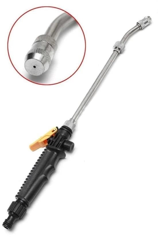 Water Jet Yüksek Basınçlı Su Püskürtme Oto Yıkama Aparatı Bahçe Sulama Aracı 50 Cm ( Lisinya )