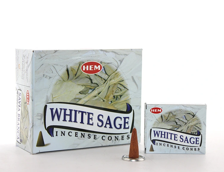 White Sage Aromalı Konik Tütsü ( Lisinya ) White Sage Aromalı Konik Tütsü ( Lisinya )