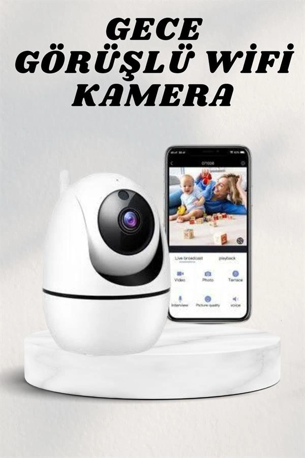 Kablosuz Kamerası Kablosuz Kablosuz Güvenlik Kamerası ( Lisinya )