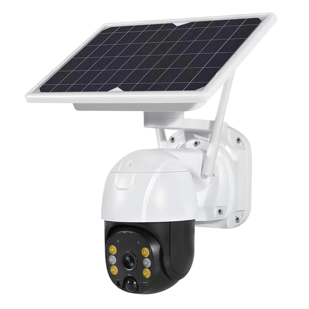 Kablosuz Uygulamalı Gece Görüşlü Solar Güneş Enerjili Kamera Akıllı Dış Mekan Güvenlik Kamerası ( Lisinya )