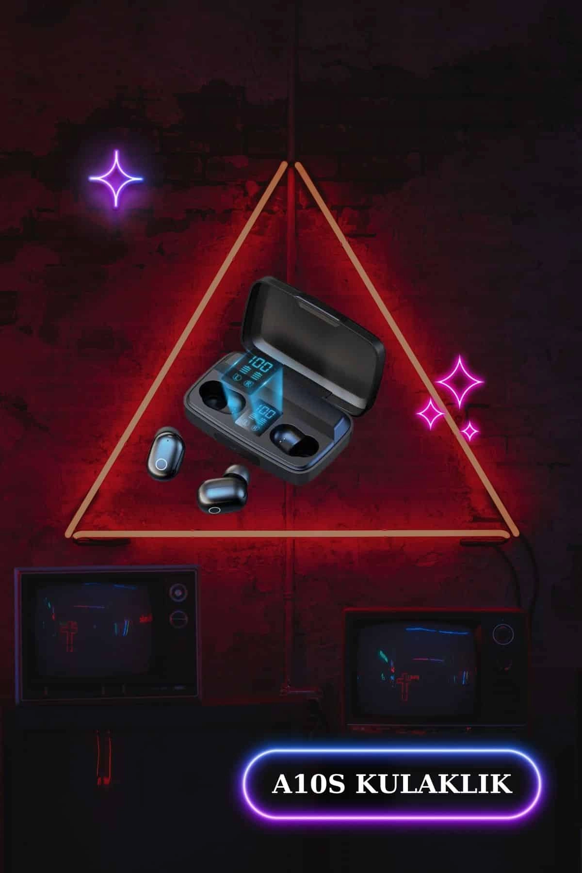 Wireless Şarjlı Pembe Akıllı Saat Ve Kablosuz Bluetooth Kulaklık Dokunmatik Kontrol ( Lisinya )