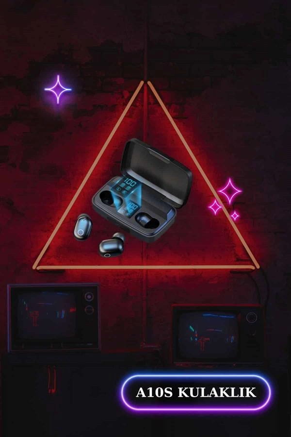 Wireless Şarjlı Pembe Akıllı Saat Ve Kablosuz Bluetooth Kulaklık Dokunmatik Kontrol ( Lisinya )