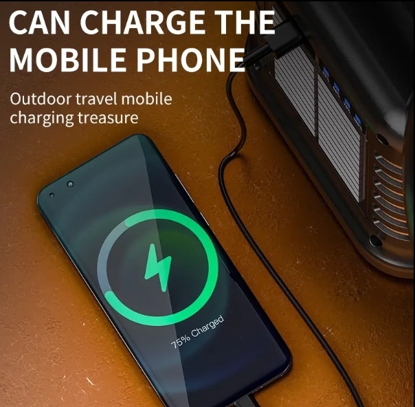 Wıson Ws-4343 Çok Fonksiyonlu Solar Şarjlı Powerbanklı Kamp Lambası ( Lisinya )