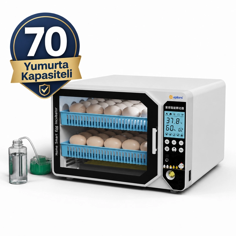WM-70 Tam Otomatik Akıllı Kuluçka Makinesi + Hediye Yedek Motor ve Suluk Paketi ( Lisinya ) WM-70 Tam Otomatik Akıllı Kuluçka Makinesi + Hediye Yedek Motor ve Suluk Paketi ( Lisinya )