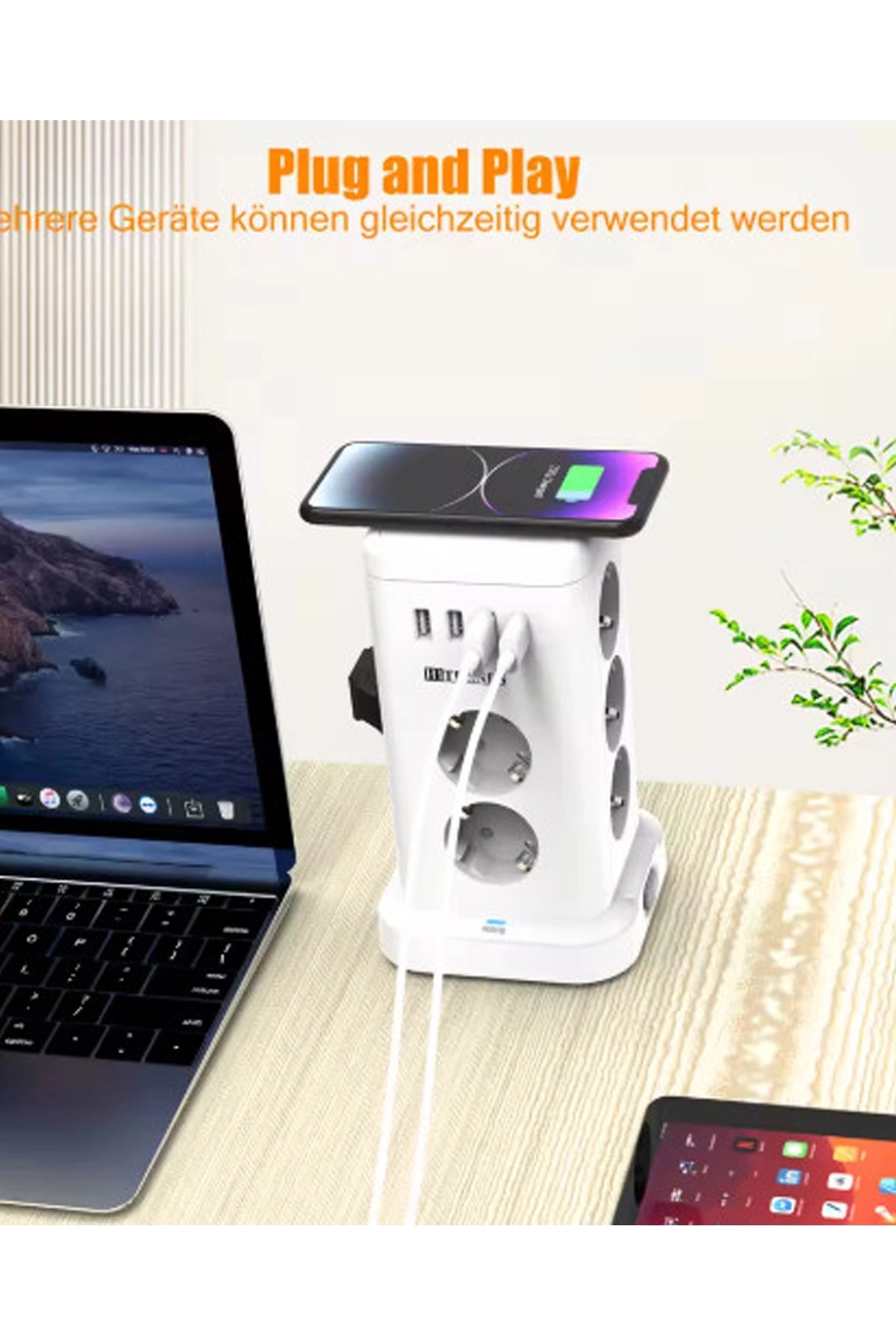 Wp-707 3 Usb-a + 1 Type-c Çıkışlı Kule Tipi Akım Korumalı Çoklu Priz – Tek Tuş Kontrol Masaüstü ( Lisinya ) Wp-707 3 Usb-a + 1 Type-c Çıkışlı Kule Tipi Akım Korumalı Çoklu Priz – Tek Tuş Kontrol Masaüstü ( Lisinya )