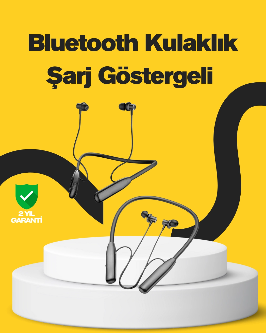 Y12 Bluetooth Boyun Bantlı Kulaklık – 100 Saat Pil, Bluetooth 5.3, Dokunmatik Kontrol ( Lisinya )