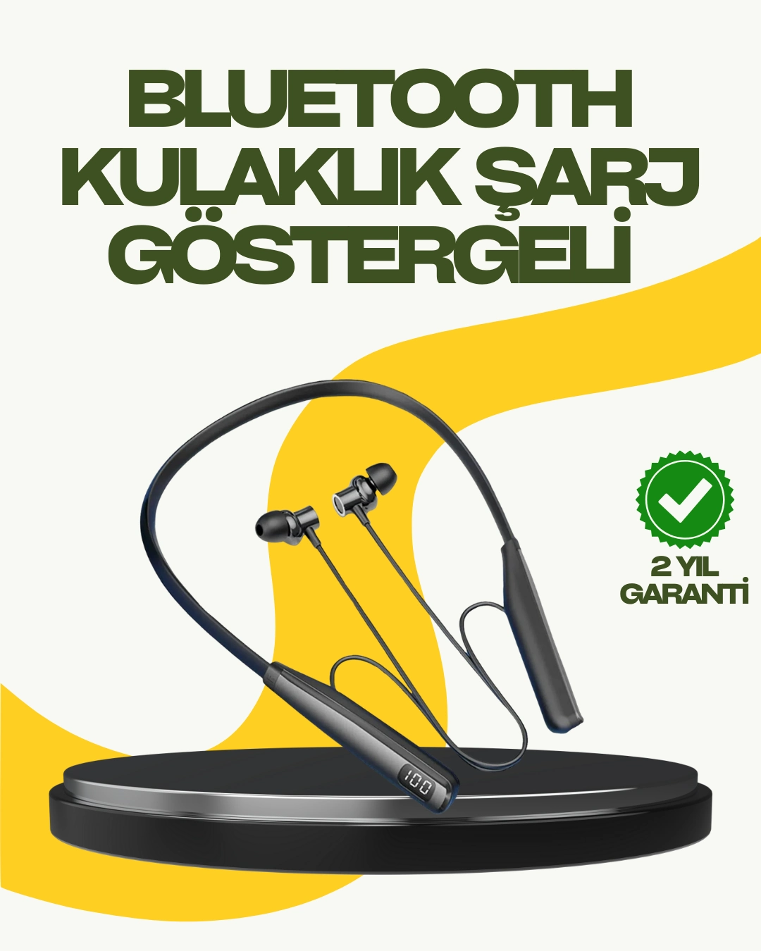 Y12 Uyumlu Spor Bluetooth Kulaklık – Uzun Pil Ömrü, Manyetik Kulaklık Başlığı ( Lisinya )