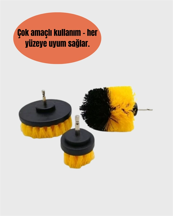 Yağ, Kir Ve Pas Temizliği İçin Güçlü Naylon Kıllı Temizlik Fırçası ( Lisinya )