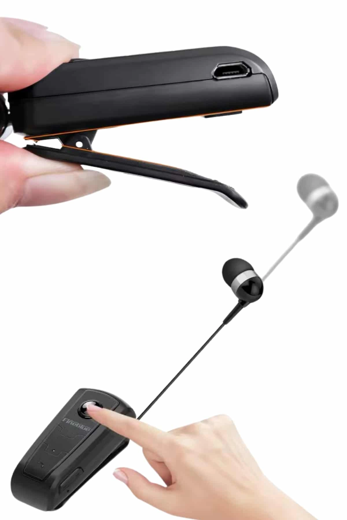 Yaka Kulaklığı Andorid Tüm Cep Telefonlarına Uyumlu Mikrofonlu Titreşimli Makaralı ( Lisinya )