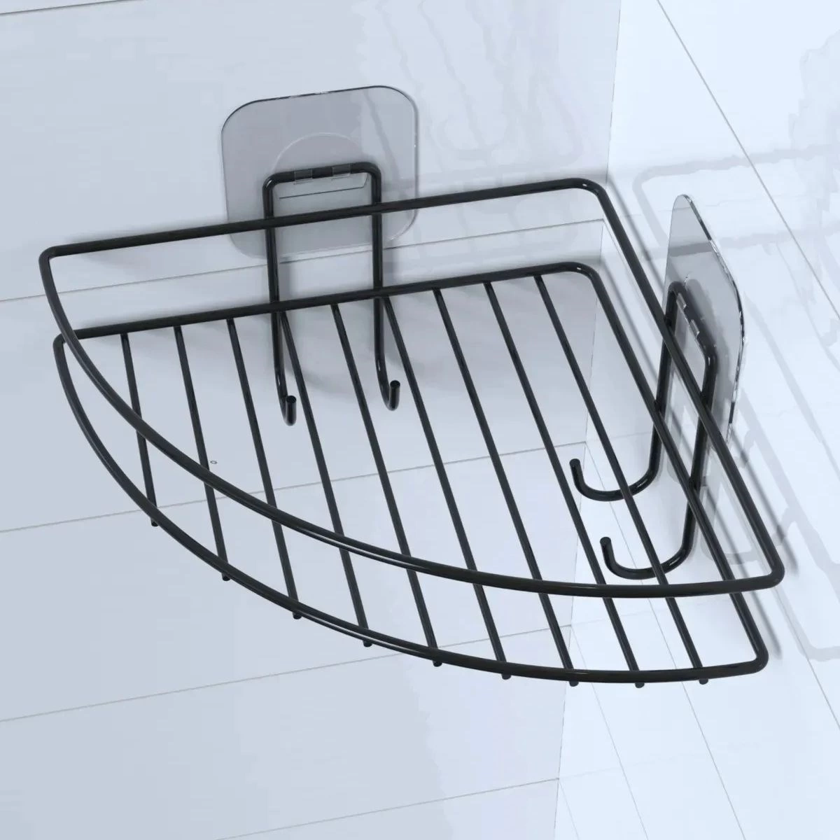 Yapışkanlı Banyo Köşeliği Kancalı Köşe Rafı Duş Şampuanlık Duvar Düzenleyici Organizer Raf ( Lisinya ) Yapışkanlı Banyo Köşeliği Kancalı Köşe Rafı Duş Şampuanlık Duvar Düzenleyici Organizer Raf ( Lisinya )