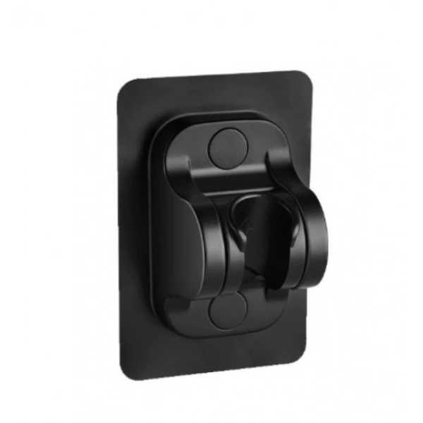 Yapışkanlı Duş Başlığı Tutucu Ayarlı Siyah ( Lisinya ) Yapışkanlı Duş Başlığı Tutucu Ayarlı Siyah ( Lisinya )