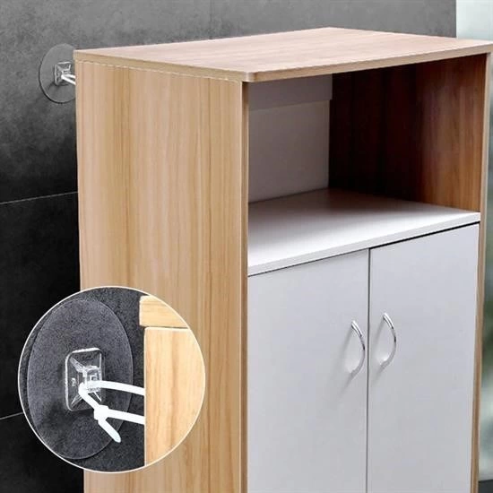 Yapışkanlı Eşya Sabitleyici Aparat Deprem Güvenliği Çocuk Koruma Sabitleme Aparatı 1 Çift ( Lisinya ) Yapışkanlı Eşya Sabitleyici Aparat Deprem Güvenliği Çocuk Koruma Sabitleme Aparatı 1 Çift ( Lisinya )