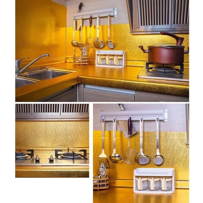 Yapışkanlı Gold Mutfak Tezgah Folyosu ( Lisinya ) Yapışkanlı Gold Mutfak Tezgah Folyosu ( Lisinya )