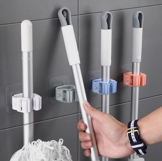 Yapışkanlı Mop Tutucu Seti 4 Adet ( Lisinya ) Yapışkanlı Mop Tutucu Seti 4 Adet ( Lisinya )