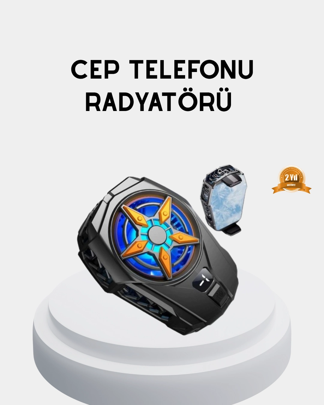 Yarı İletken Cep Telefonu Radyatörü 2 Hız Kademeli Dijital Ekranlı ( Lisinya )