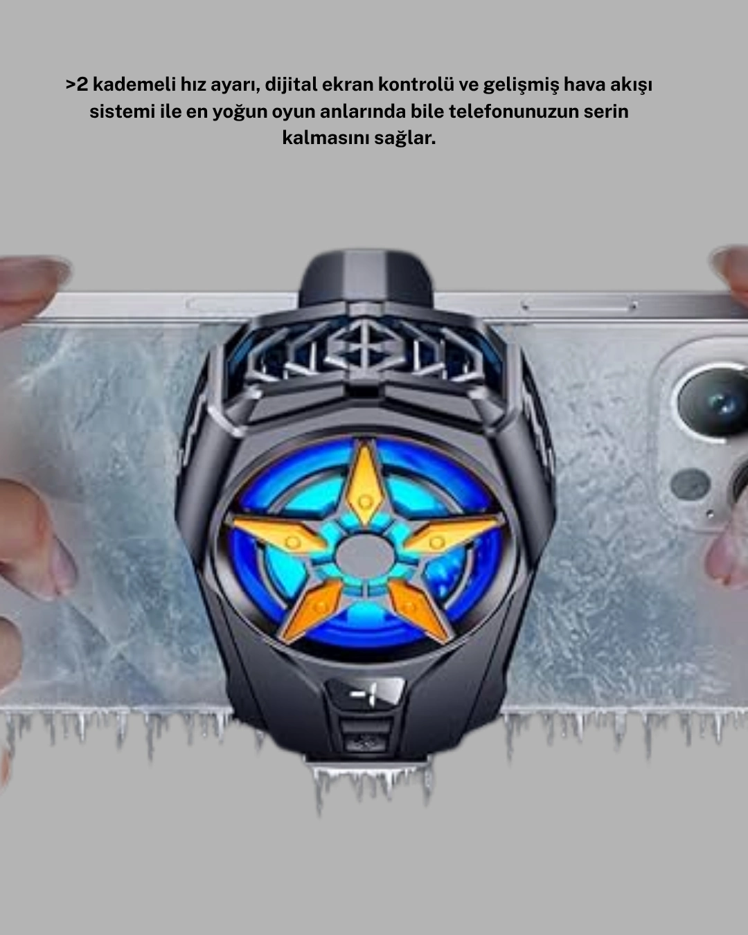 Yarı İletken Cep Telefonu Radyatörü 2 Hız Kademeli Dijital Ekranlı ( Lisinya )