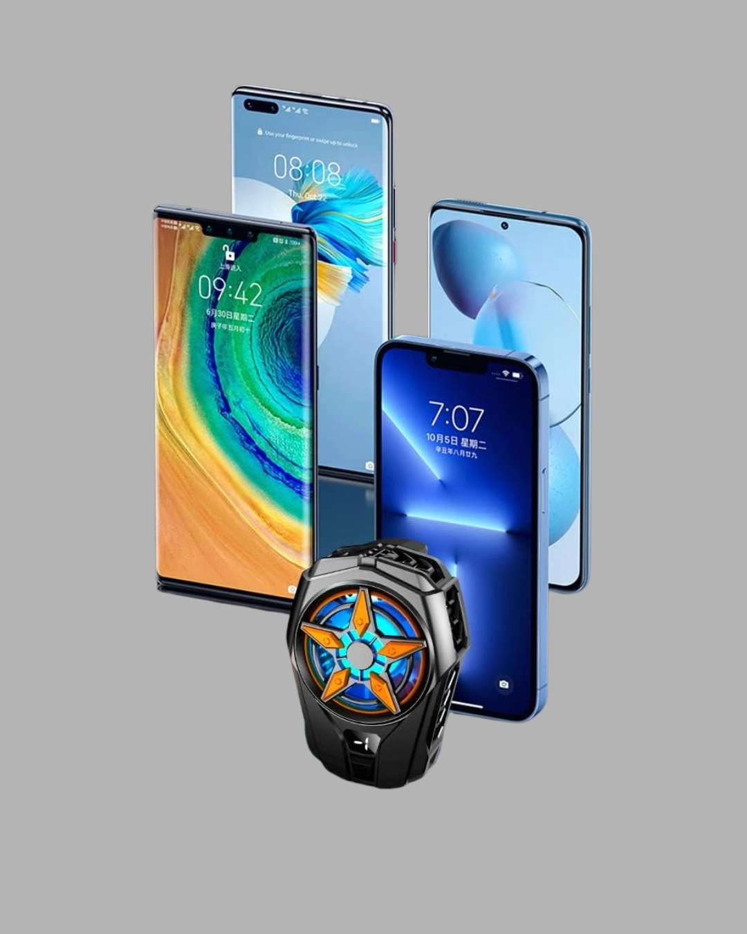 Yarı İletken Cep Telefonu Radyatörü 2 Hız Kademeli Dijital Ekranlı ( Lisinya )